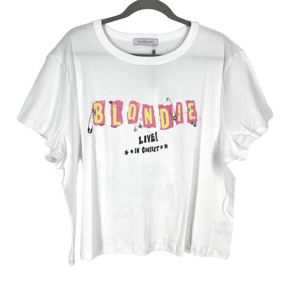 Daydreamer Blondie Live In Concert Shrunken Tee White Size 2X NWT - Picture 1 of 6